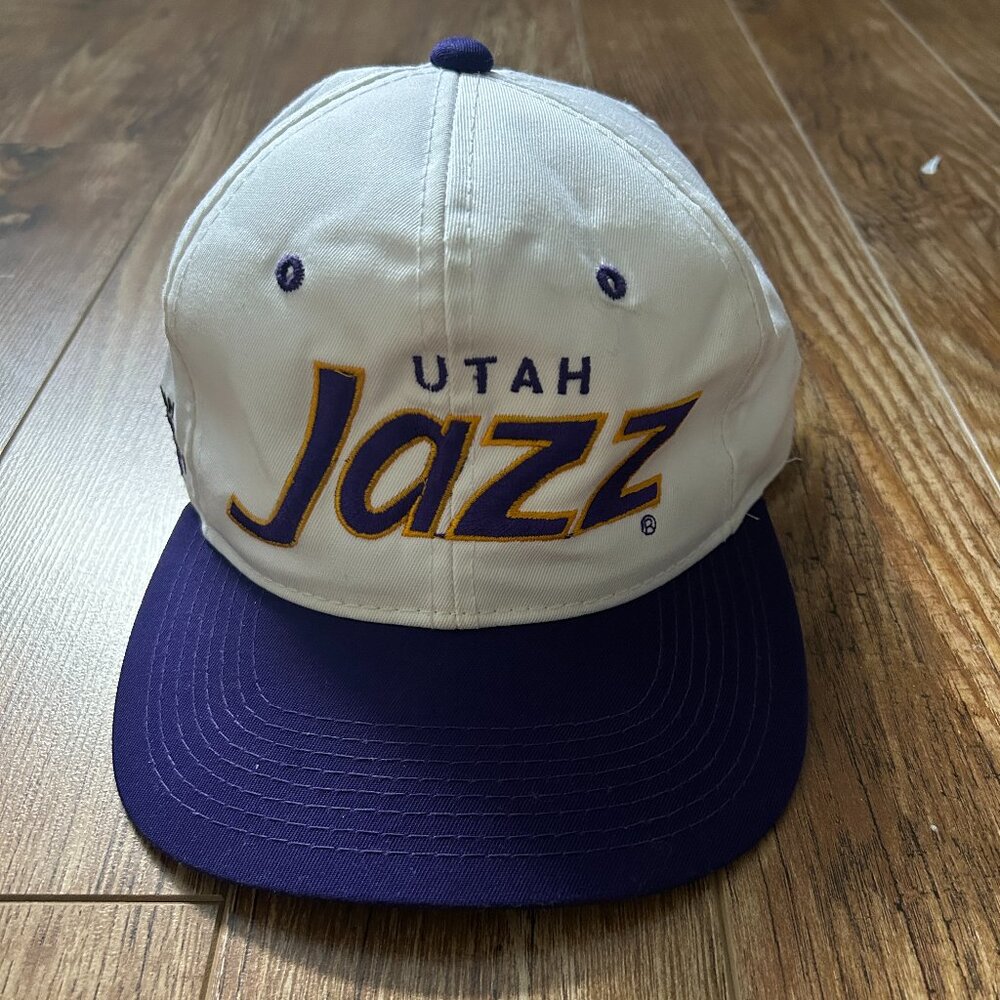 Vintage Utah Jazz NBA Script Snapback